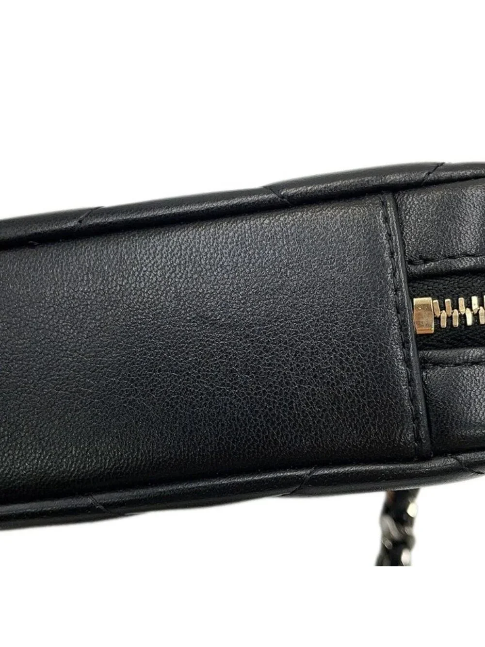 Chanel Chain Shoulder Bag 19 CC Logo Lambskin Black